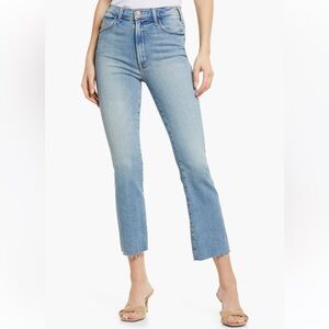 MOTHER Hustler Ankle Fray Jeans